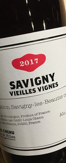 Savigny Vieilles Vignes